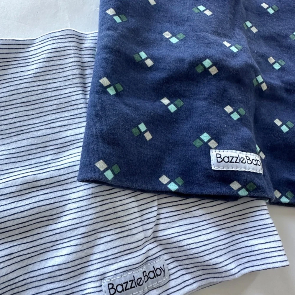 Bazzle Baby Drool Bibs Infinity Scarf 2 Bandobibs Blue